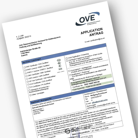 Download AKS ÖVE certificate