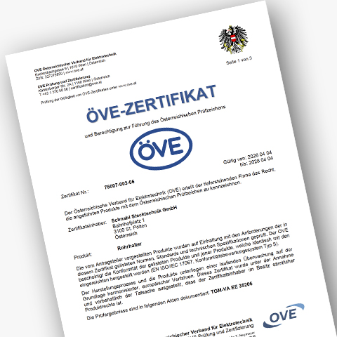 Download AKS ÖVE certificate